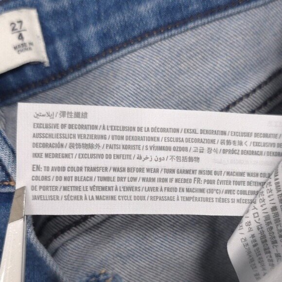 Abercrombie & Fitch The Super Skinny Ankle High Rise Jeans Size 27/4 Women’s - Picture 11 of 12